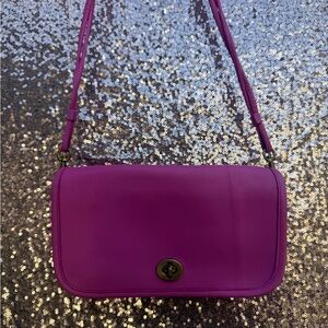 Upcycled Vintage Coach Dinky Bag